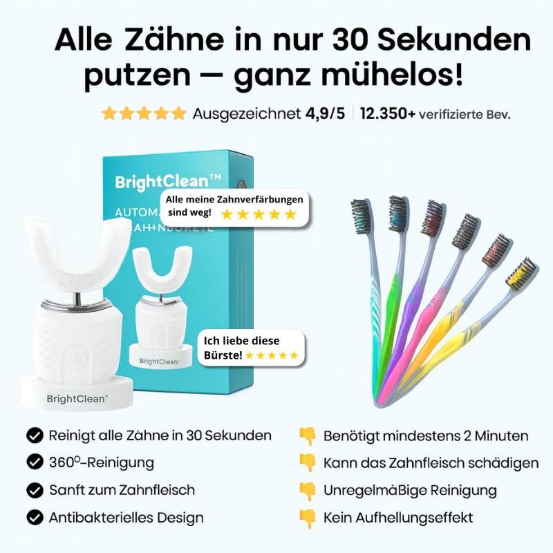 BrightClean™ – Automatische Zahnbürste